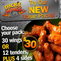 Dick's Wings And Grill San Pablo food