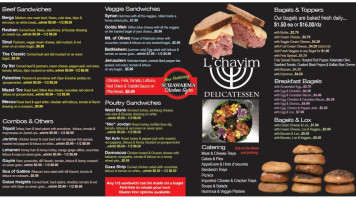 L'chayim Delicatessen food