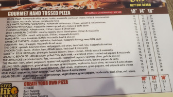 Al's Pizza menu