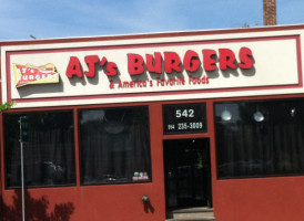 Aj's Burgers inside