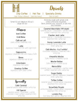 Heritage House Coffee Towncenter menu