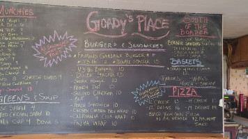 Gordy's Place menu