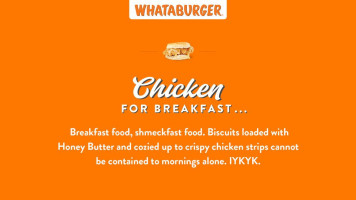 Whataburger menu