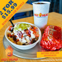 Hot Head Burritos food