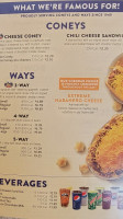 Skyline Chili menu