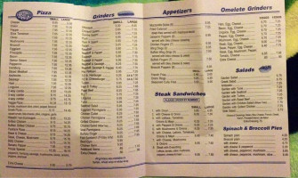 Pawtucket House of Pizza menu