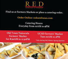 Red Sambusas And Cater food