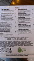 Rogue Island Local Kitchen menu