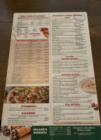 Milano's Italian Restaurant Pizza And Bar menu