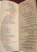 Oriental Taste menu