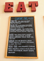 Poke Cafe menu