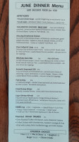 The Cornerstone Inn menu