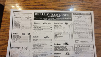 Beallsville Diner inside