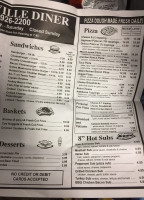 Beallsville Diner menu