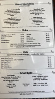 Green House Café menu