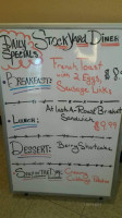 Stockyard Diner menu