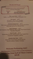 Capriccio menu