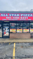 All Star Pizza outside