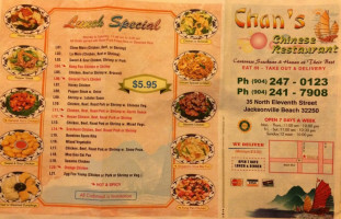 Chan's Chinese food