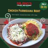 Milano's Italian Restaurant Pizza And Bar food