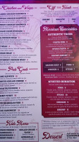 Joey's West menu