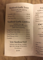 C&c Crab Shack menu