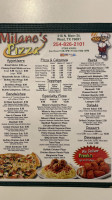 Milano's Pizza menu