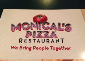 Monical's Pizza menu