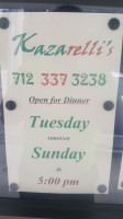 Kazarelli's At Millers Bay food