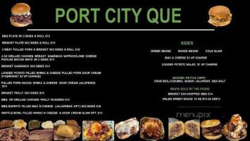 Port City Que menu