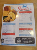 Joanie's Blue Crab Cafe Phone Number, Reservations, Reviews menu