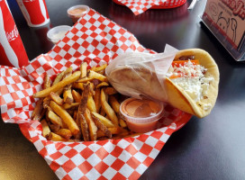 Nick's Jr Burgers Gyros food