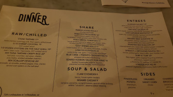 Third Coast Provisions menu