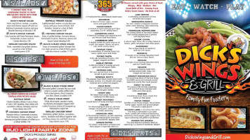 Dick's Wings And Grill Fernandina menu