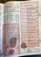 Lin China menu