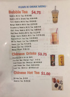 Huan Xi Chinese menu