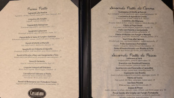 Cassariano Italian Eatery menu