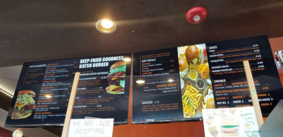 Katsu Burger menu