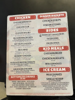 Big Jud's menu