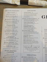 George Bistro menu