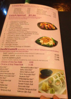 Asian Bistro menu