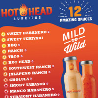 Hot Head Burritos food