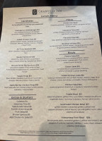 The At The Granville Inn menu