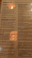 Greenlake Grill menu