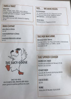 The Lucy Goose Grill menu