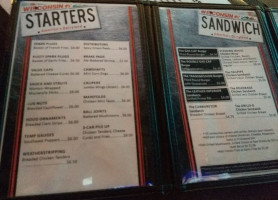 Pete's Garage menu