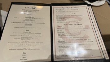 Camille's menu