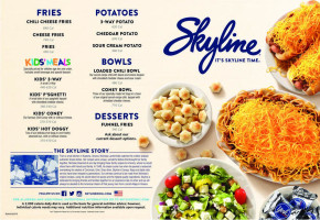 Skyline Chili menu