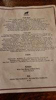 Rumble's Bistro menu