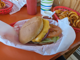 George's Giant Hamburger inside